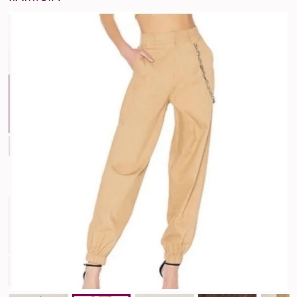 I.AM.GIA Cobain High Waist Joggers Pants Tan/Sand